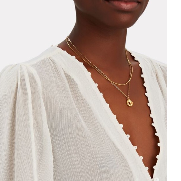 L’Agance Kimberly Puff Sleeve Shirt - Picture 9 of 9